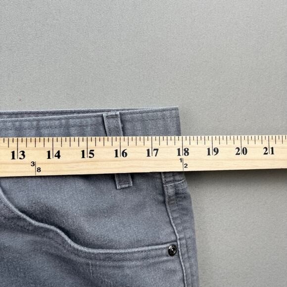 Vintage Levis Skosh Jeans Mens 36 Gray Denim Straight Leg Light Charcoal Wash - Picture 10 of 14